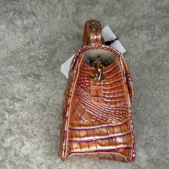 🍑NWT Rare Color of the Year Brahmin Arietta Apricot Rose Melbourne - Picture 4 of 10